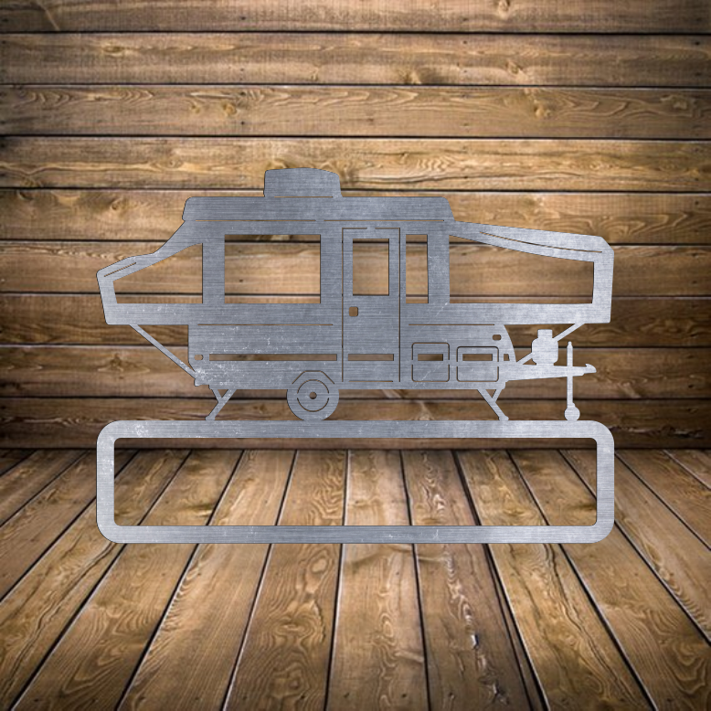 Pop Up Camper Plate