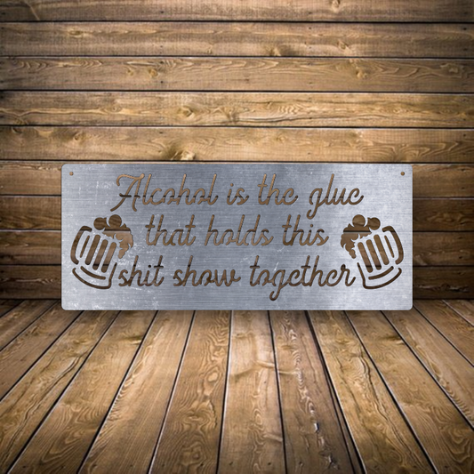Alcohol is the glue